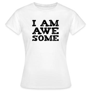 Je suis génial - je suis génial - T-shirt Femme - blanc - Devant - AI Model Female 172 dark (172cm)