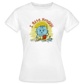 I hate assembly - Women's T-Shirt - white - Front - AI Model Female 172 dark (172cm)
