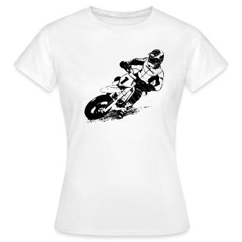 Supermoto - Women's T-Shirt - white - Front - AI Model Female 172 dark (172cm)