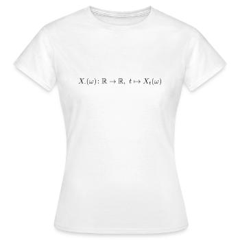 Processus viennois - T-shirt Femme - blanc - Devant - AI Model Female 172 dark (172cm)