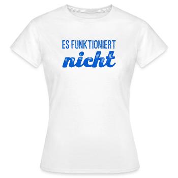 der Weg ist nicht der richtige - Frauen T-Shirt - Weiß - Vorne - AI Model Female 172 dark (172cm)