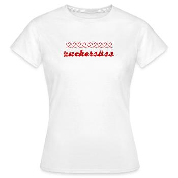 extrem süß - Frauen T-Shirt - Weiß - Vorne - AI Model Female 172 dark (172cm)