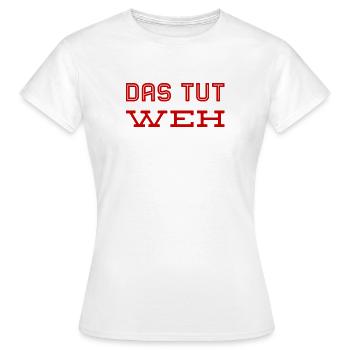 wie peinlich - Frauen T-Shirt - Weiß - Vorne - AI Model Female 172 dark (172cm)