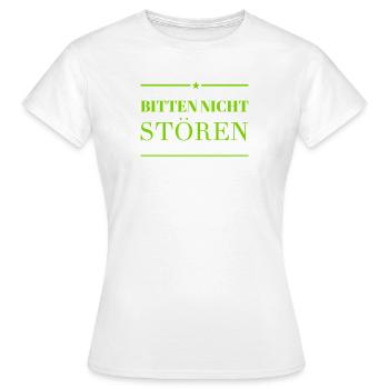 störungsfreie Zone - Frauen T-Shirt - Weiß - Vorne - AI Model Female 172 dark (172cm)
