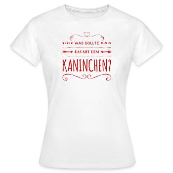 der Trick mit dem Kaninchen - Frauen T-Shirt - Weiß - Vorne - AI Model Female 172 dark (172cm)