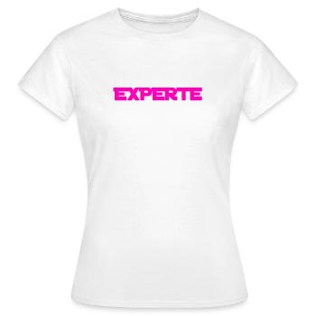 ich bin ein Experte - Frauen T-Shirt - Weiß - Vorne - AI Model Female 172 dark (172cm)