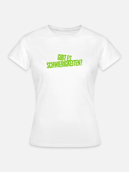 gibt es Stress? - Frauen T-Shirt - Weiß
