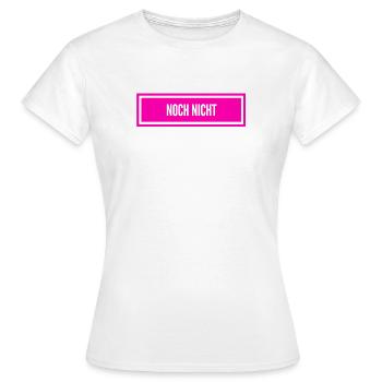 vielleicht später - Frauen T-Shirt - Weiß - Vorne - AI Model Female 172 dark (172cm)