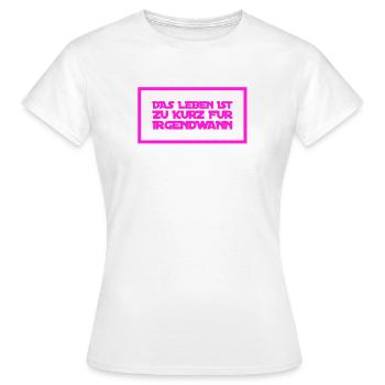 mach es gleich - Frauen T-Shirt - Weiß - Vorne - AI Model Female 172 dark (172cm)