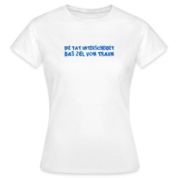 komm ins machen - Frauen T-Shirt - Weiß - Vorne - AI Model Female 172 dark (172cm)