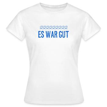 es war spitze - Frauen T-Shirt - Weiß - Vorne - AI Model Female 172 dark (172cm)