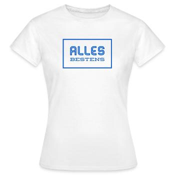 alles bestens - Frauen T-Shirt - Weiß - Vorne - AI Model Female 172 dark (172cm)