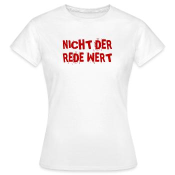 dazu sage ich nichts - Frauen T-Shirt - Weiß - Vorne - AI Model Female 172 dark (172cm)