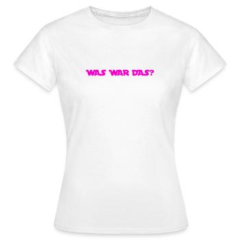 das war mir neu - Frauen T-Shirt - Weiß - Vorne - AI Model Female 172 dark (172cm)