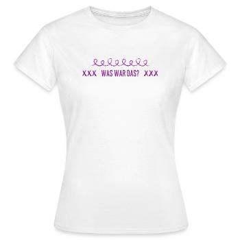 das habe ich noch nie gesehen - Frauen T-Shirt - Weiß - Vorne - AI Model Female 172 dark (172cm)
