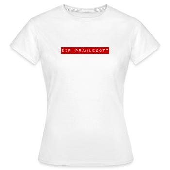so sieht ein Angeber aus - Frauen T-Shirt - Weiß - Vorne - AI Model Female 172 dark (172cm)