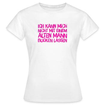 darauf habe ich keinen Bock - Frauen T-Shirt - Weiß - Vorne - AI Model Female 172 dark (172cm)
