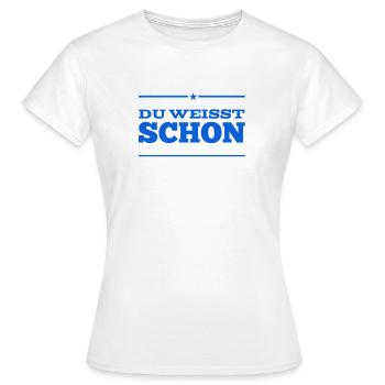 ist doch klar - Frauen T-Shirt - Weiß - Vorne - AI Model Female 172 dark (172cm)
