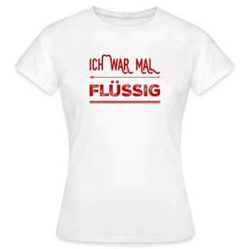 mein Geld ist weg - Frauen T-Shirt - Weiß - Vorne - AI Model Female 172 dark (172cm)