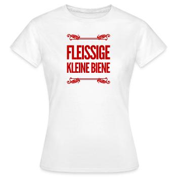 fleißig wie eine Biene - Frauen T-Shirt - Weiß - Vorne - AI Model Female 172 dark (172cm)