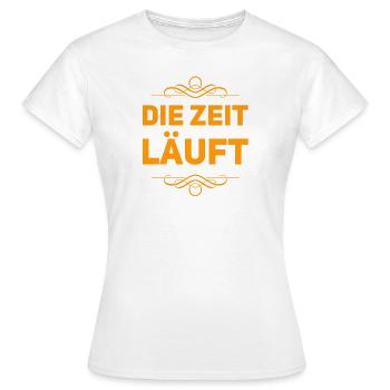 jetzt aber schnell - Frauen T-Shirt - Weiß - Vorne - AI Model Female 172 dark (172cm)