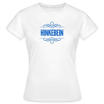 mein Bein hinkt - Frauen T-Shirt - Weiß - Vorne - AI Model Female 172 dark (172cm)