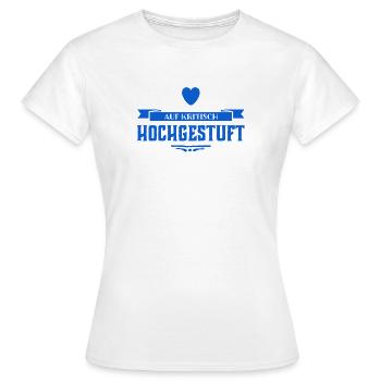 die Gefahr steigt - Frauen T-Shirt - Weiß - Vorne - AI Model Female 172 dark (172cm)