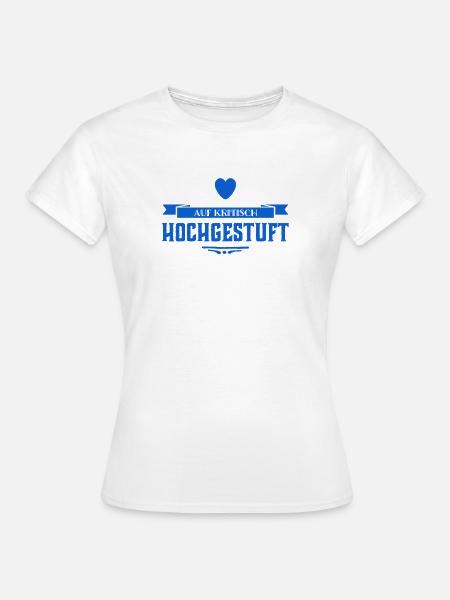 die Gefahr steigt - Frauen T-Shirt - Weiß