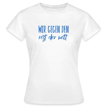 Teamwork - Frauen T-Shirt - Weiß - Vorne - AI Model Female 172 dark (172cm)