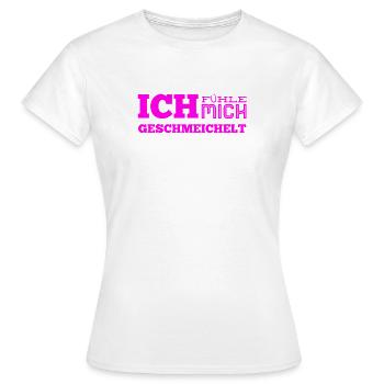 du bist so freundlich - Frauen T-Shirt - Weiß - Vorne - AI Model Female 172 dark (172cm)