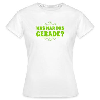 das war mir neu - Frauen T-Shirt - Weiß - Vorne - AI Model Female 172 dark (172cm)
