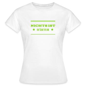 harter Kerl - Frauen T-Shirt - Weiß - Vorne - AI Model Female 172 dark (172cm)