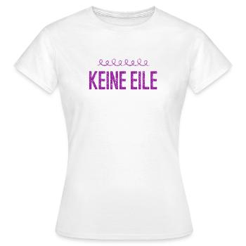 keinen Stress - Frauen T-Shirt - Weiß - Vorne - AI Model Female 172 dark (172cm)