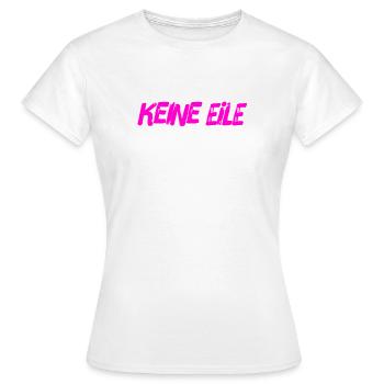 ich will keinen Stress - Frauen T-Shirt - Weiß - Vorne - AI Model Female 172 dark (172cm)