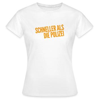 Geschwindigkeit geht immer - Frauen T-Shirt - Weiß - Vorne - AI Model Female 172 dark (172cm)