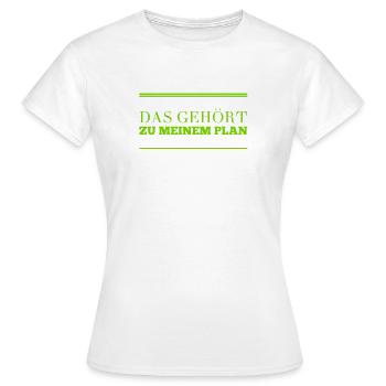 Teil des Plans - Frauen T-Shirt - Weiß - Vorne - AI Model Female 172 dark (172cm)