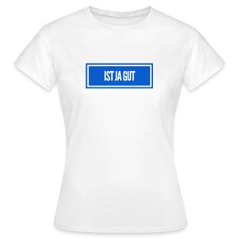 bleib entspannt - Frauen T-Shirt - Weiß - Vorne - AI Model Female 172 dark (172cm)