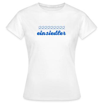 ich mag die Einsamkeit - Frauen T-Shirt - Weiß - Vorne - AI Model Female 172 dark (172cm)
