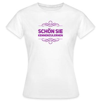 sie mag ich - Frauen T-Shirt - Weiß - Vorne - AI Model Female 172 dark (172cm)