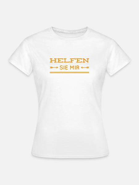 Hilfe geht immer - Frauen T-Shirt - Weiß