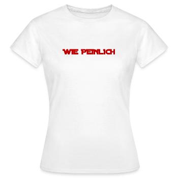 das ist peinlich - Frauen T-Shirt - Weiß - Vorne - AI Model Female 172 dark (172cm)