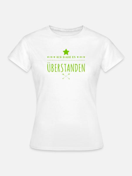 endlich vorbei - Frauen T-Shirt - Weiß