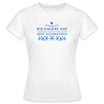 da lag ich falsch - Frauen T-Shirt - Weiß - Vorne - AI Model Female 172 dark (172cm)