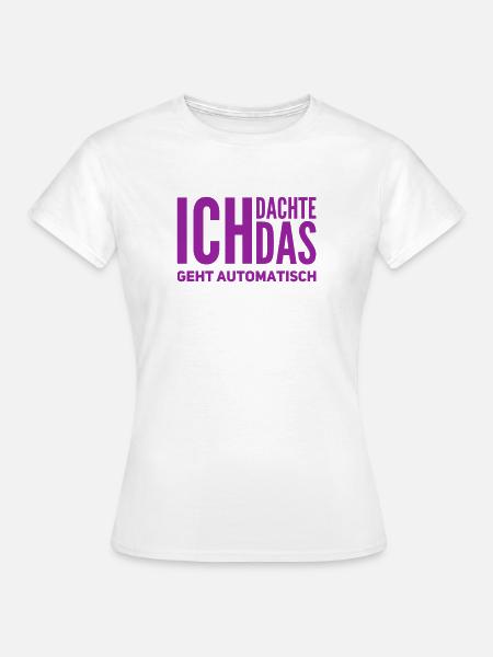 nicht von allein - Frauen T-Shirt - Weiß