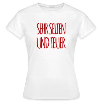 ich bin besonders - Frauen T-Shirt - Weiß - Vorne - AI Model Female 172 dark (172cm)