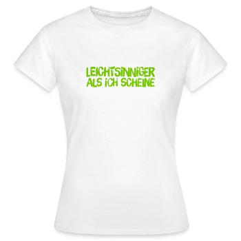 den Preis bezahlen - Frauen T-Shirt - Weiß - Vorne - AI Model Female 172 dark (172cm)