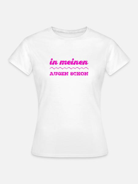 das denke ich - Frauen T-Shirt - Weiß