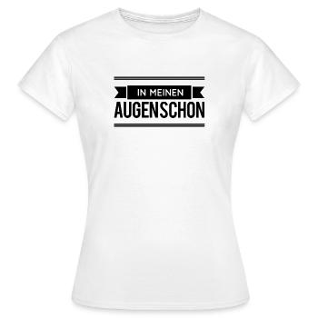 meiner Meinung nach - Frauen T-Shirt - Weiß - Vorne - AI Model Female 172 dark (172cm)