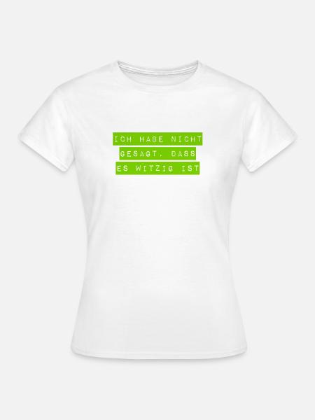 nicht komsich - Frauen T-Shirt - Weiß
