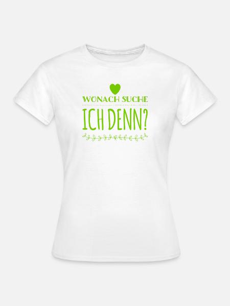 ich suche - Frauen T-Shirt - Weiß